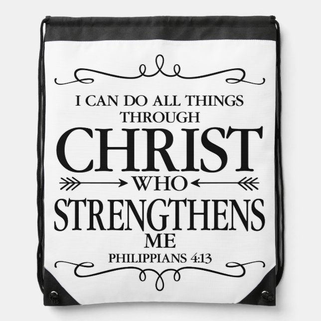 Drawstring Backpack (Front)