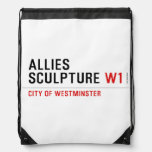 allies sculpture  Drawstring Backpack