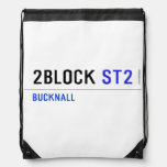 2Block  Drawstring Backpack