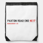 PAXTON ROAD END  Drawstring Backpack