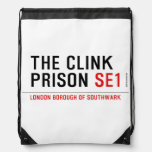 the clink prison  Drawstring Backpack