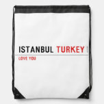 ISTANBUL  Drawstring Backpack
