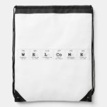 Welcome  Drawstring Backpack