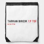 TARKAN BIRICIK  Drawstring Backpack