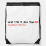 mint street jerk.com  Drawstring Backpack
