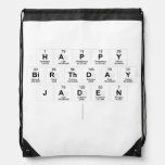 Happy
 Birthday
 Jaden
   Drawstring Backpack