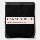 Canal Street  Drawstring Backpack