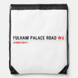 Fulham Palace Road  Drawstring Backpack