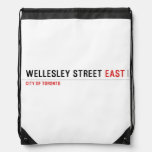Wellesley Street  Drawstring Backpack