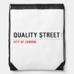 Quality Street  Drawstring Backpack