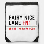 Fairy Nice  Lane  Drawstring Backpack