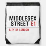 MIDDLESEX  STREET  Drawstring Backpack