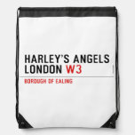 HARLEY’S ANGELS LONDON  Drawstring Backpack