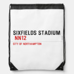 Sixfields Stadium   Drawstring Backpack