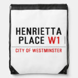 Henrietta  Place  Drawstring Backpack