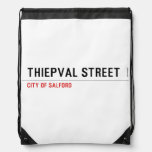 Thiepval Street  Drawstring Backpack