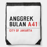 ANGGREK  BULAN  Drawstring Backpack