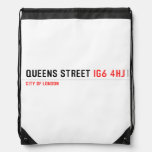 queens Street  Drawstring Backpack
