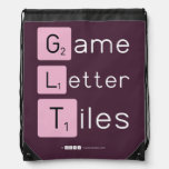 Game
 Letter
 Tiles  Drawstring Backpack