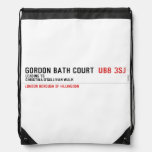 Gordon Bath Court   Drawstring Backpack