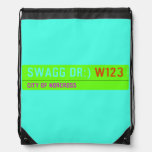 swagg dr:)  Drawstring Backpack
