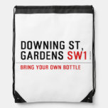 Downing St,  Gardens  Drawstring Backpack