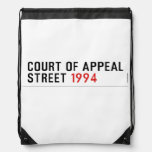 COURT OF APPEAL STREET  Drawstring Backpack