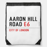 AARON HILL ROAD  Drawstring Backpack