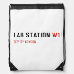 LAB STATION  Drawstring Backpack