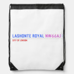 Lashonte royal  Drawstring Backpack