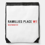 Ramillies Place  Drawstring Backpack