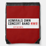 ADMIRALS OWN  CONCERT BAND  Drawstring Backpack