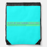 Kaylie Saunders  Drawstring Backpack
