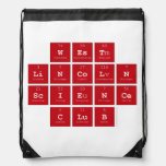 West
 Lincoln
 Science
 C|lub  Drawstring Backpack