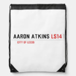 Aaron atkins  Drawstring Backpack