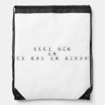 Keep Calm 
 and
 do Math and Science  Drawstring Backpack