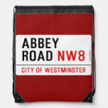 abbey road  Drawstring Backpack