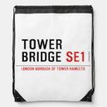 TOWER BRIDGE  Drawstring Backpack