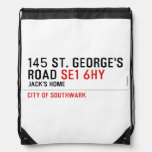 145 St. George's Road  Drawstring Backpack
