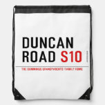 duncan road  Drawstring Backpack
