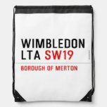 wimbledon lta  Drawstring Backpack