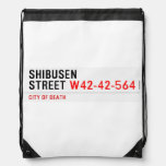 shibusen street  Drawstring Backpack