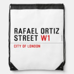 Rafael Ortiz Street  Drawstring Backpack
