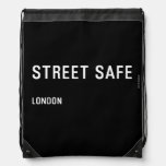 Street Safe  Drawstring Backpack