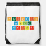 Periodic
 Table
 Writer  Drawstring Backpack