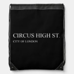 Circus High St.  Drawstring Backpack
