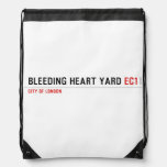 Bleeding heart yard  Drawstring Backpack