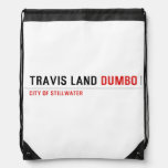 Travis Land  Drawstring Backpack
