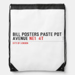 Bill posters paste pot  Avenue  Drawstring Backpack