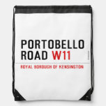 Portobello road  Drawstring Backpack